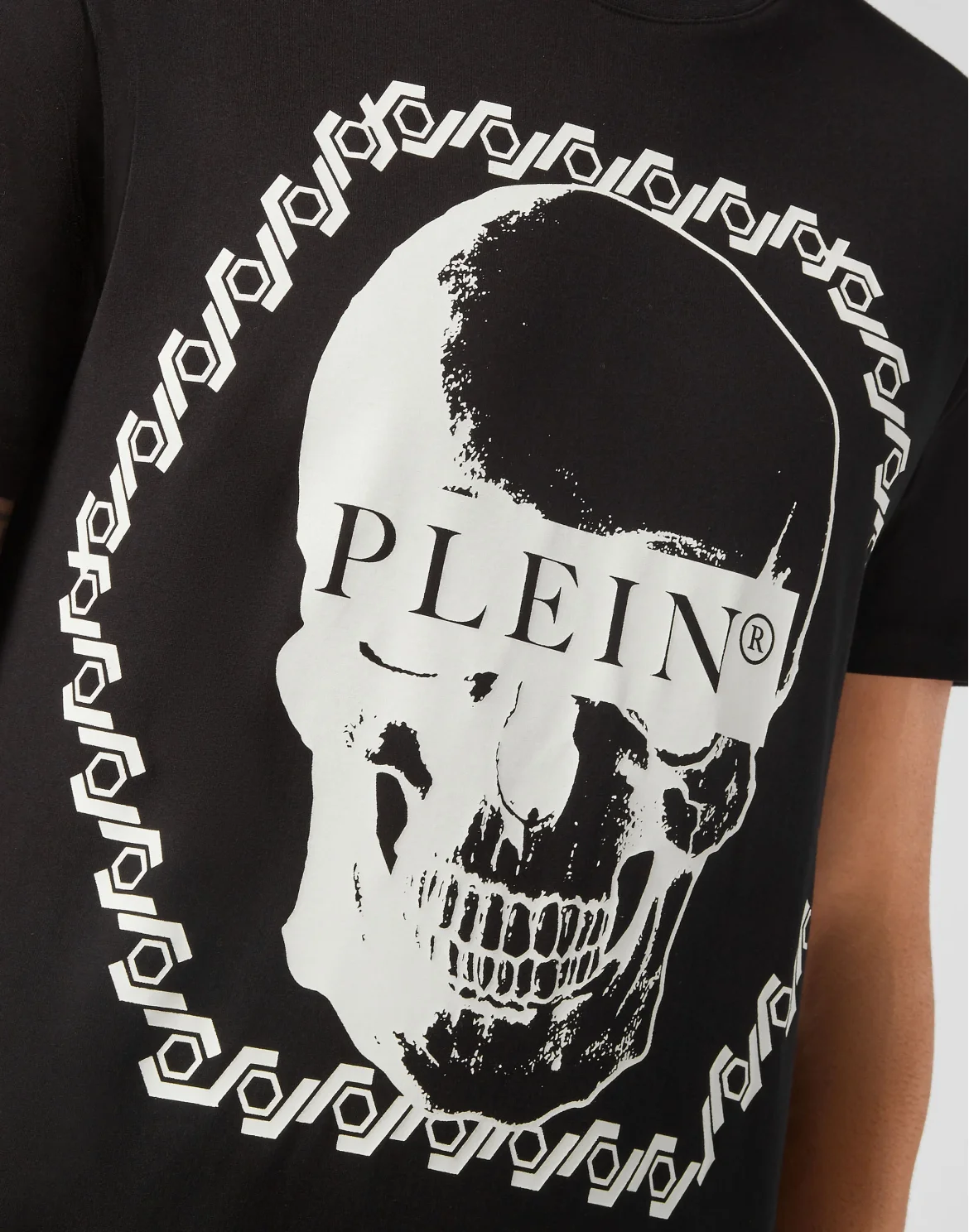 T-shirt Round Neck SS Skull, цвет: Черный