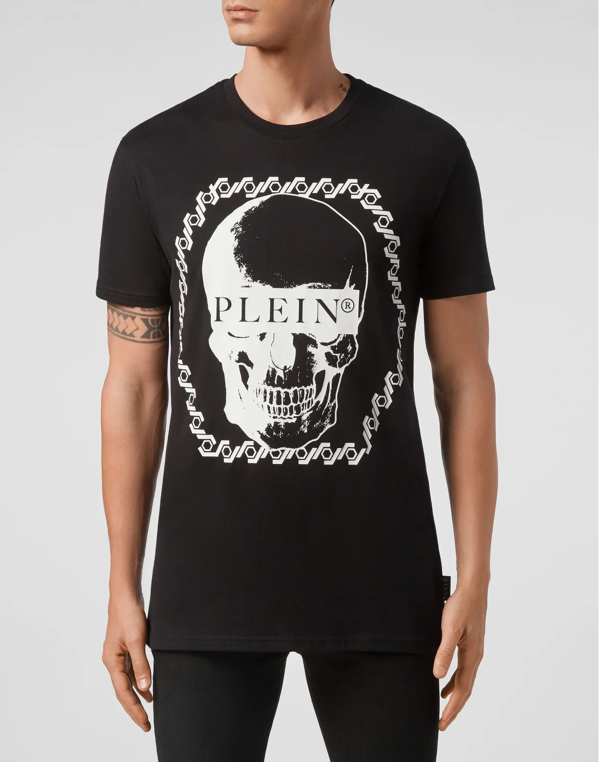 T-shirt Round Neck SS Skull, цвет: Черный