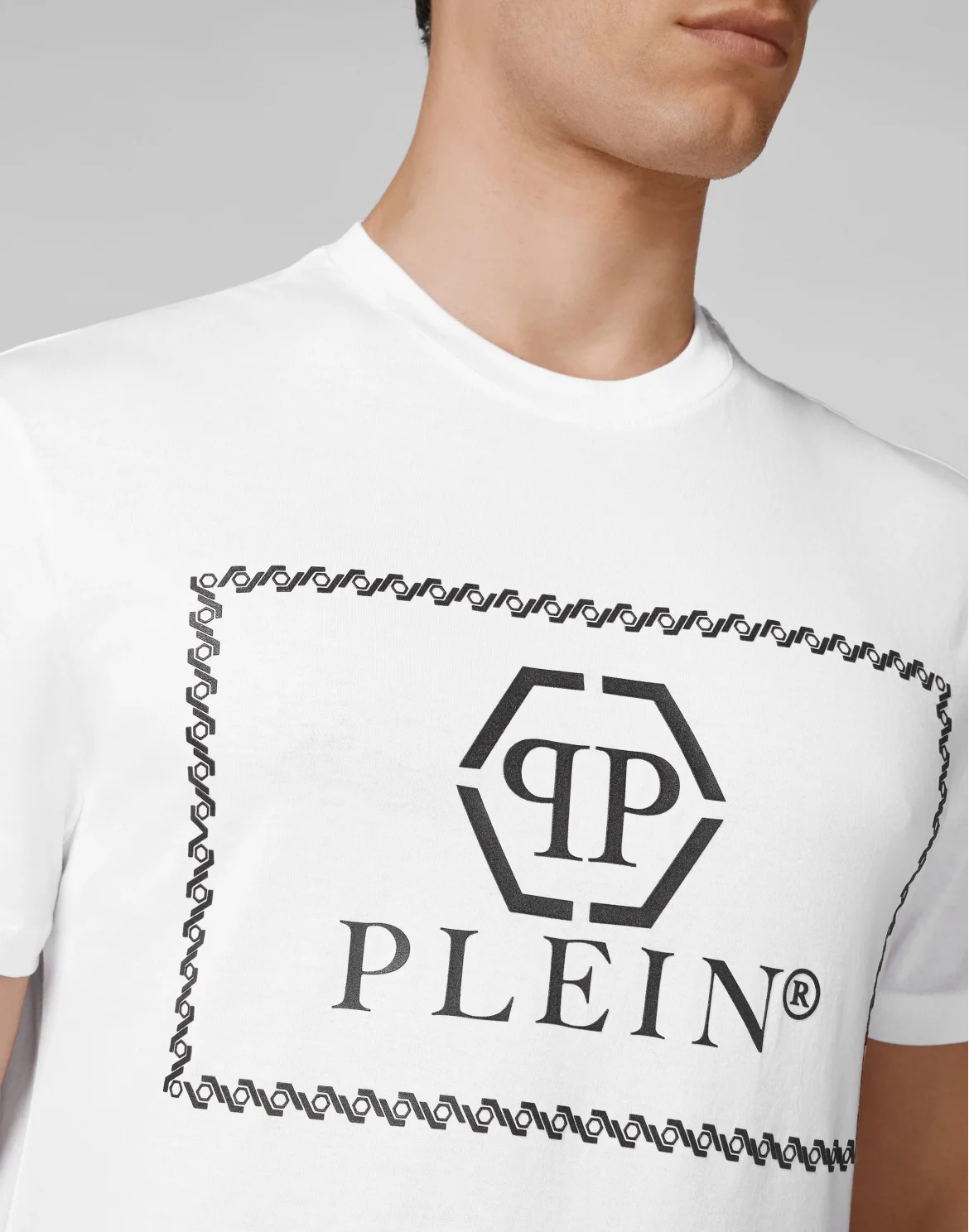 T-shirt Round Neck SS Iconic Plein, цвет: Белый