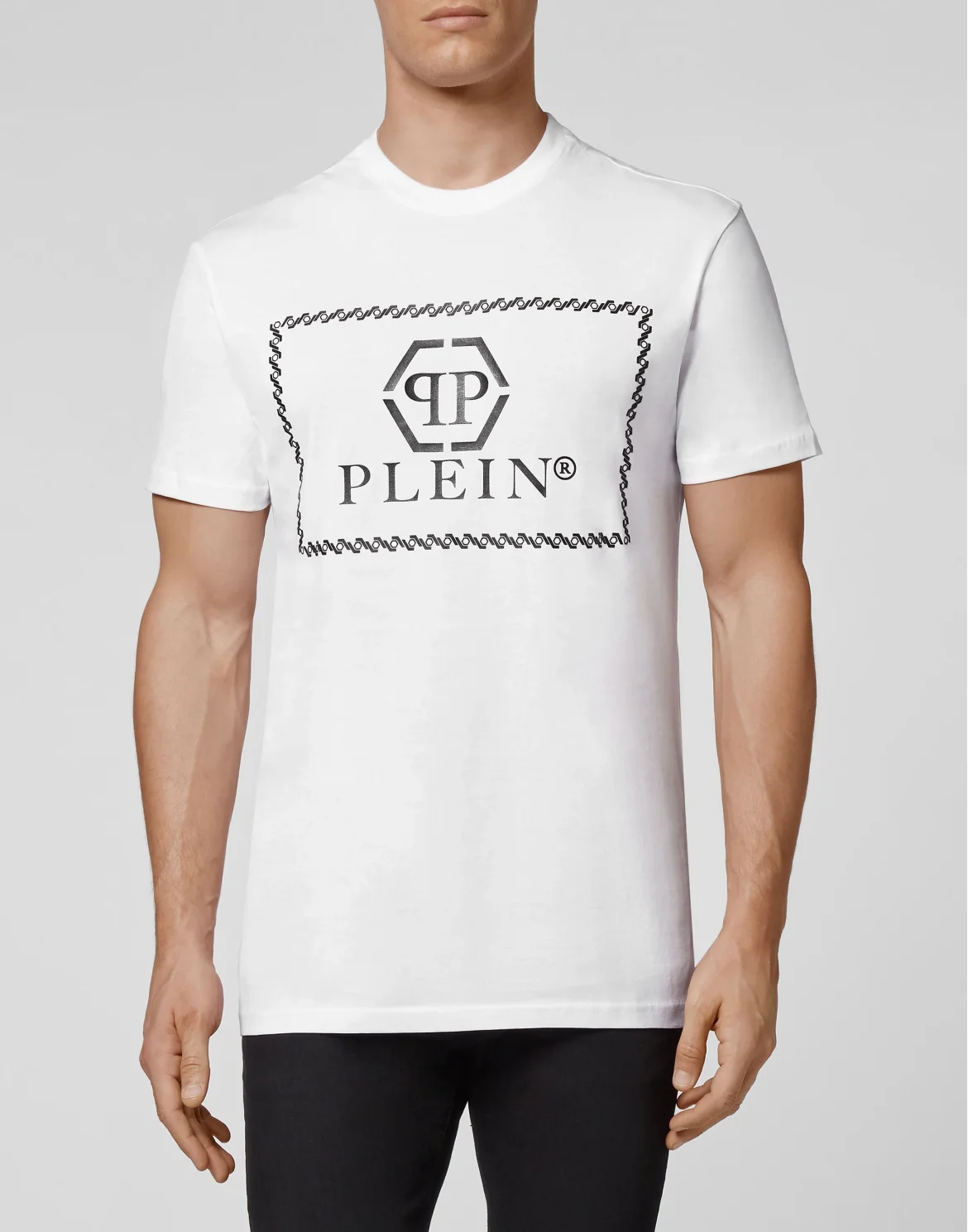 T-shirt Round Neck SS Iconic Plein, цвет: Белый