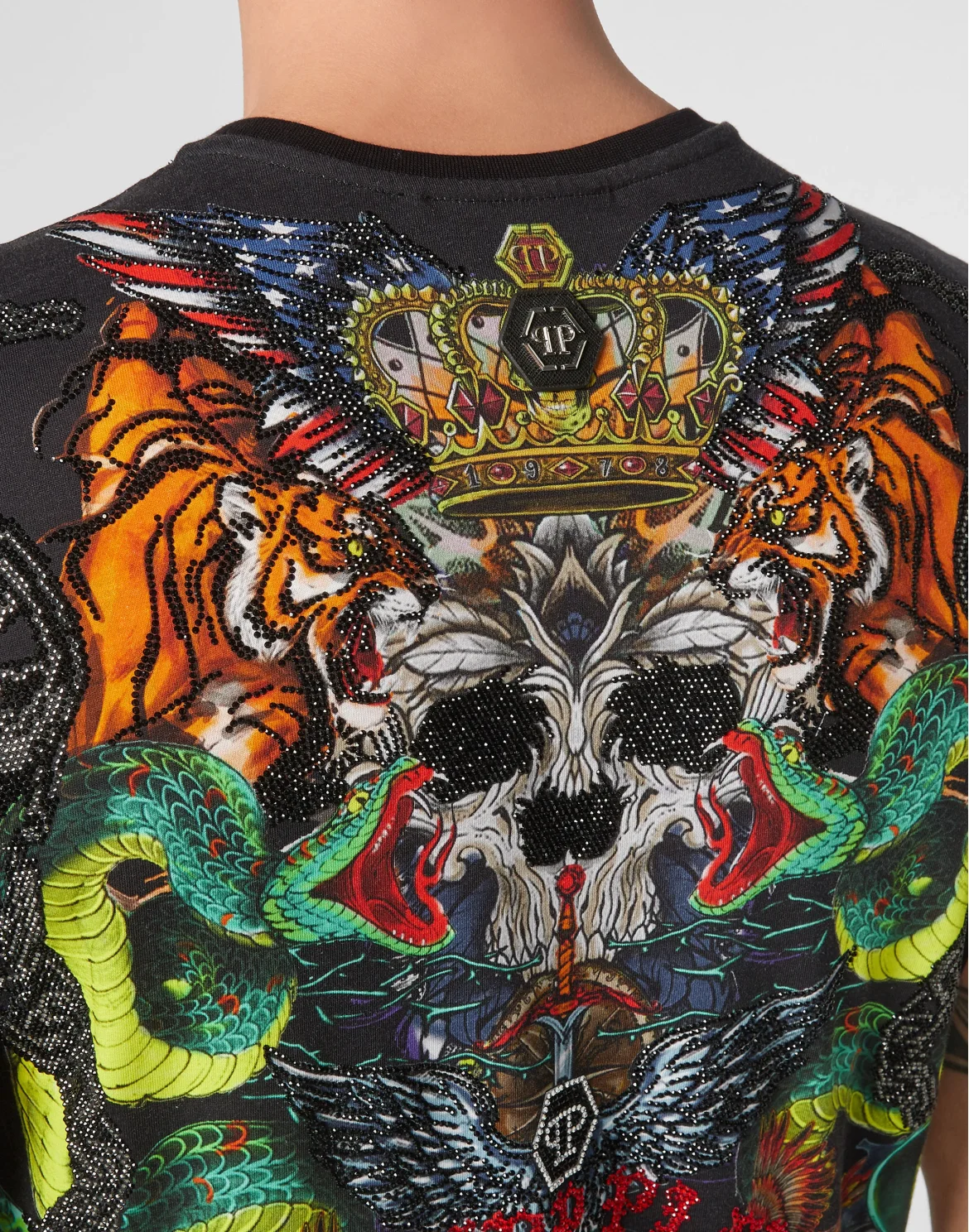 T-shirt Round Neck SS Tattoo, цвет: Черный