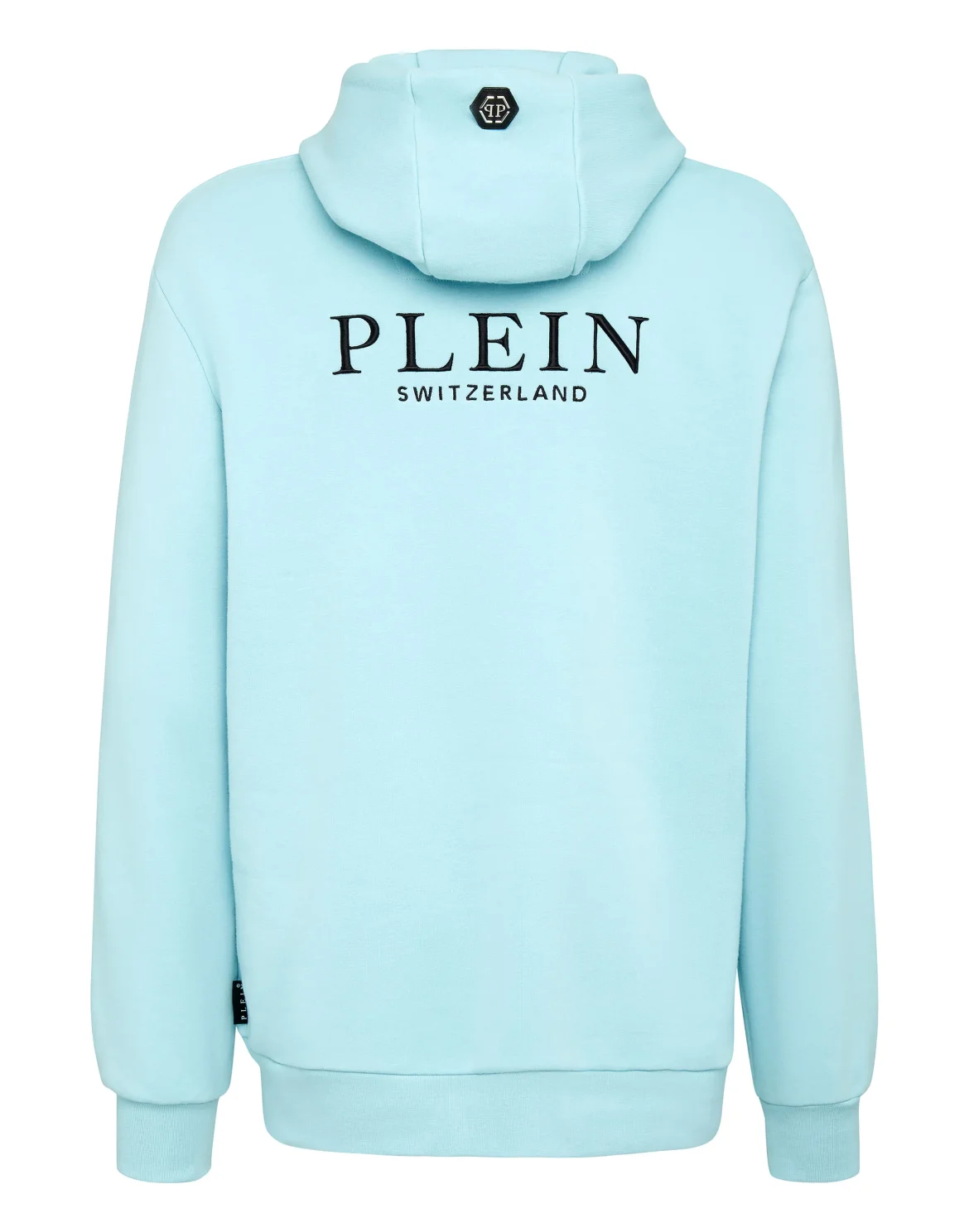 Hoodie sweatshirt Outline Skull crystal, цвет: Голубой