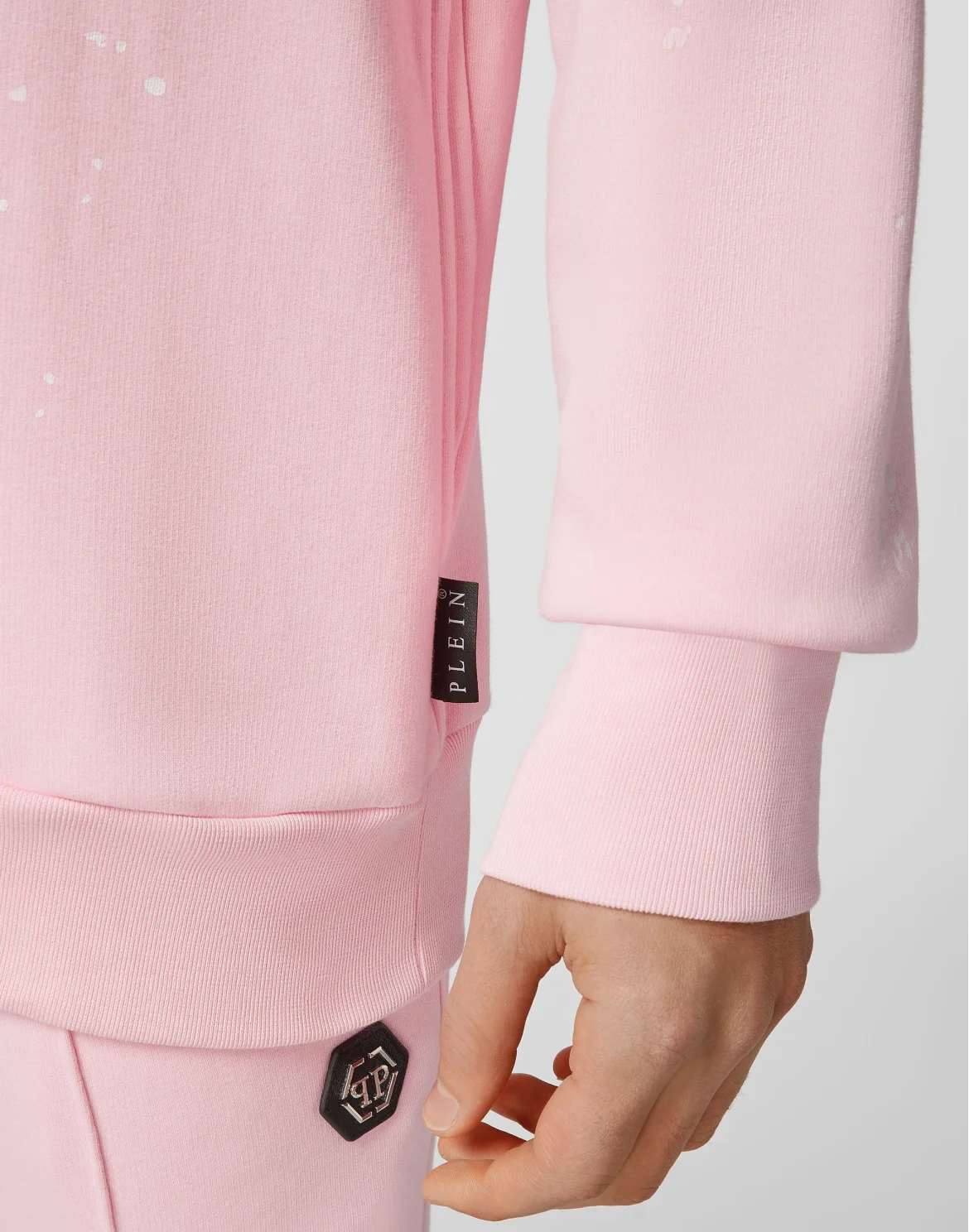 Hoodie sweatshirt Plein Legend, цвет: Розовый