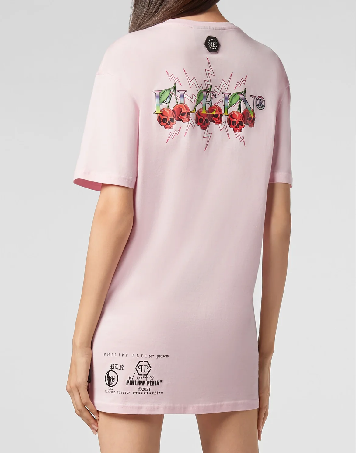 T-shirt Round Neck SS Cherries, цвет: Розовый