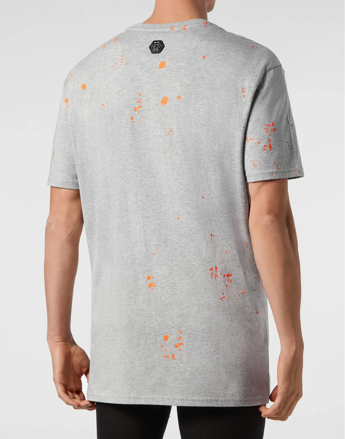 T-shirt Round Neck SS Skull, цвет: Серый