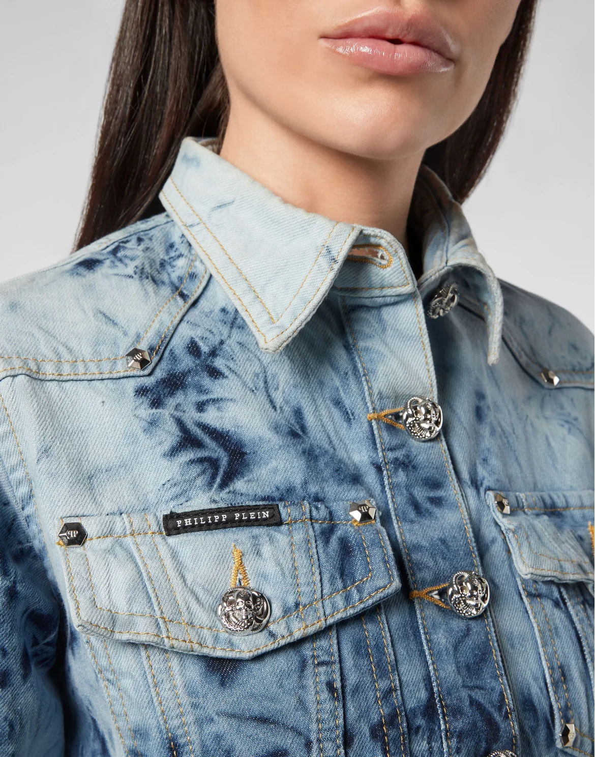 Denim Jacket Bleached, цвет: Голубой