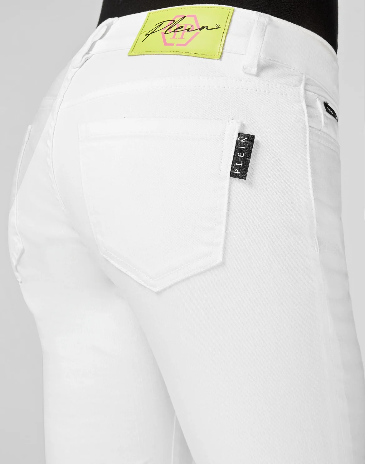 Slim Fit Iconic Plein, цвет: Белый