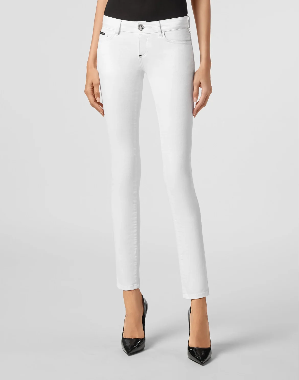 Slim Fit Iconic Plein, цвет: Белый