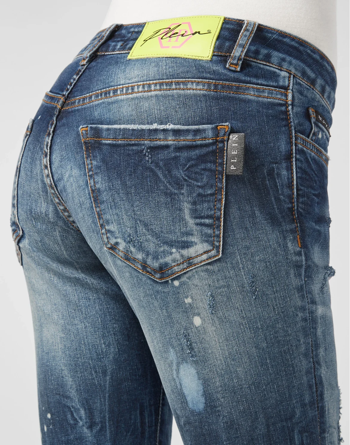 Slim Fit Iconic Plein, цвет: Синий