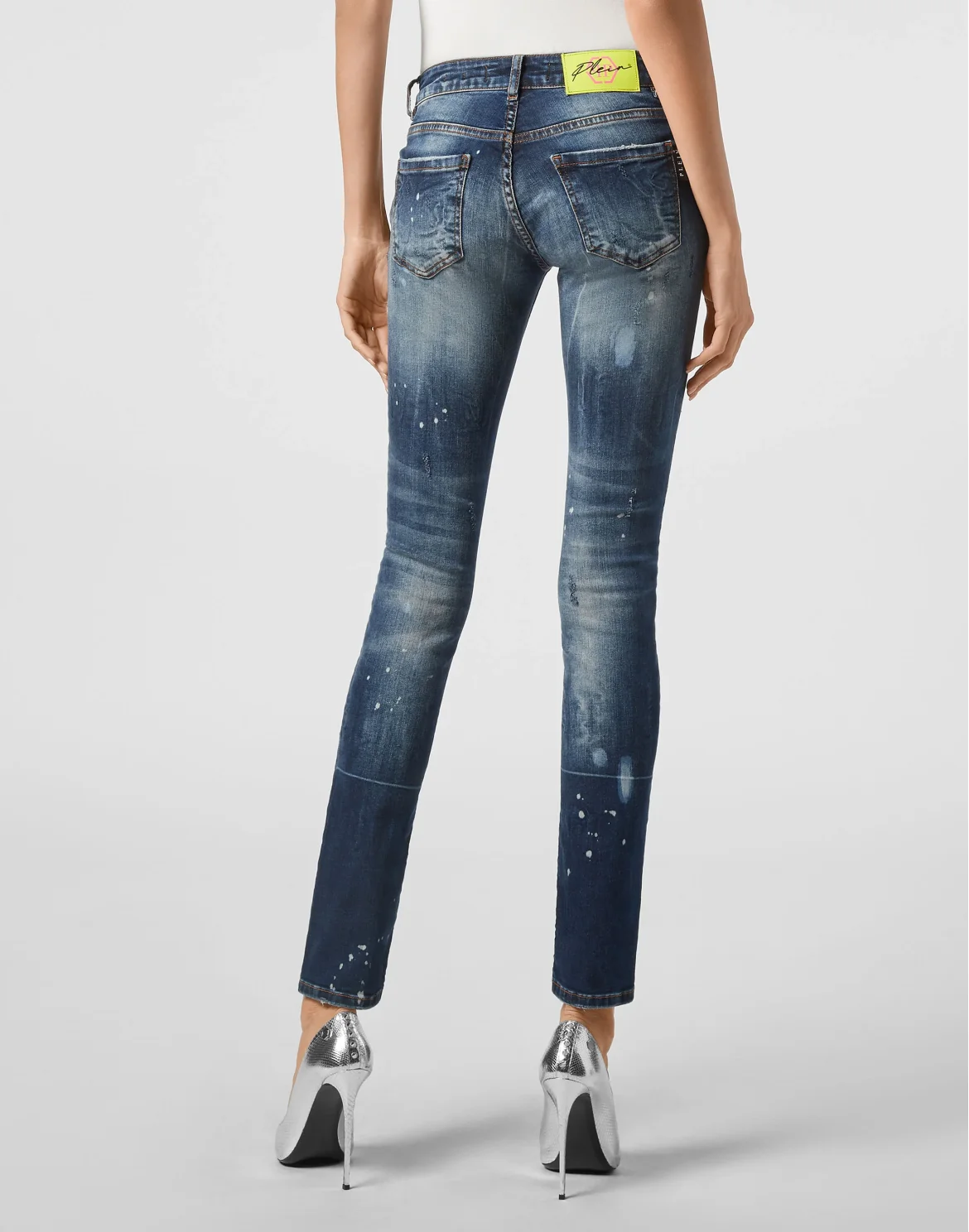 Slim Fit Iconic Plein, цвет: Синий