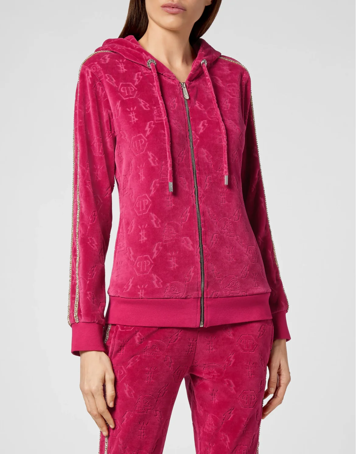 Jogging Jacket Monogram, цвет: Розовый