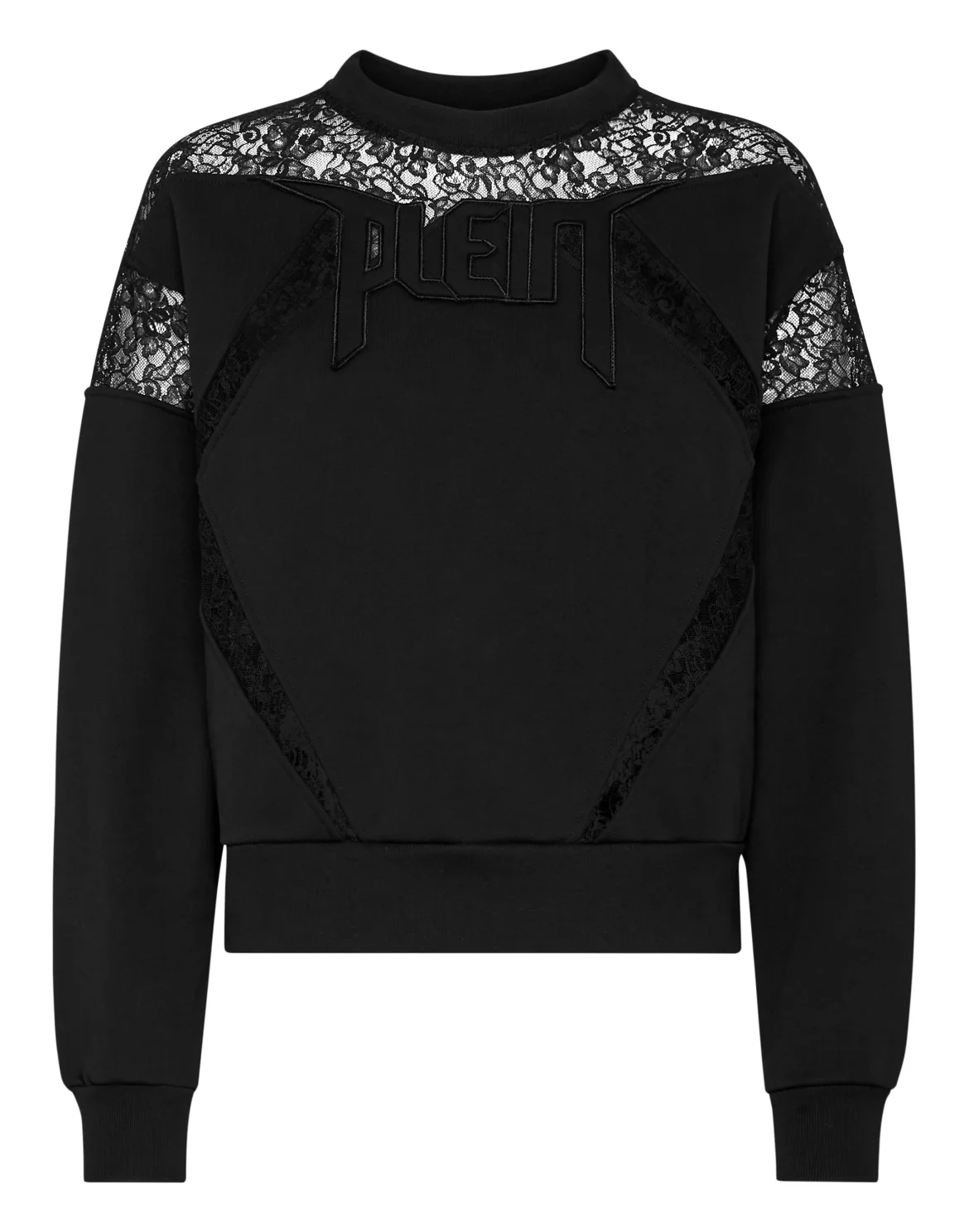 Sweatshirt LS Lace, цвет: Черный