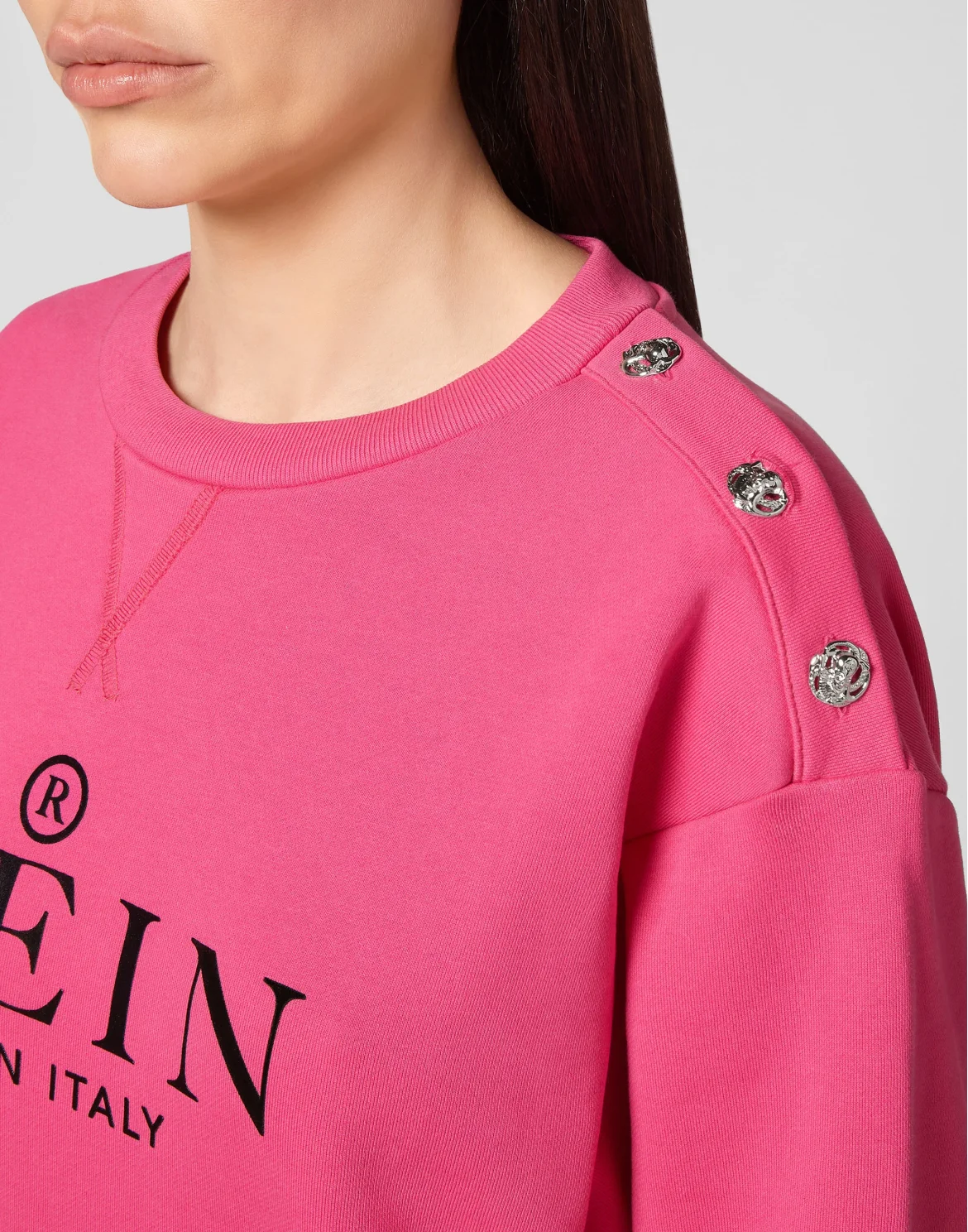 Sweatshirt LS Iconic Plein, цвет: Розовый
