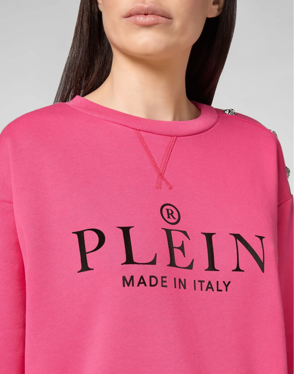 Sweatshirt LS Iconic Plein, цвет: Розовый