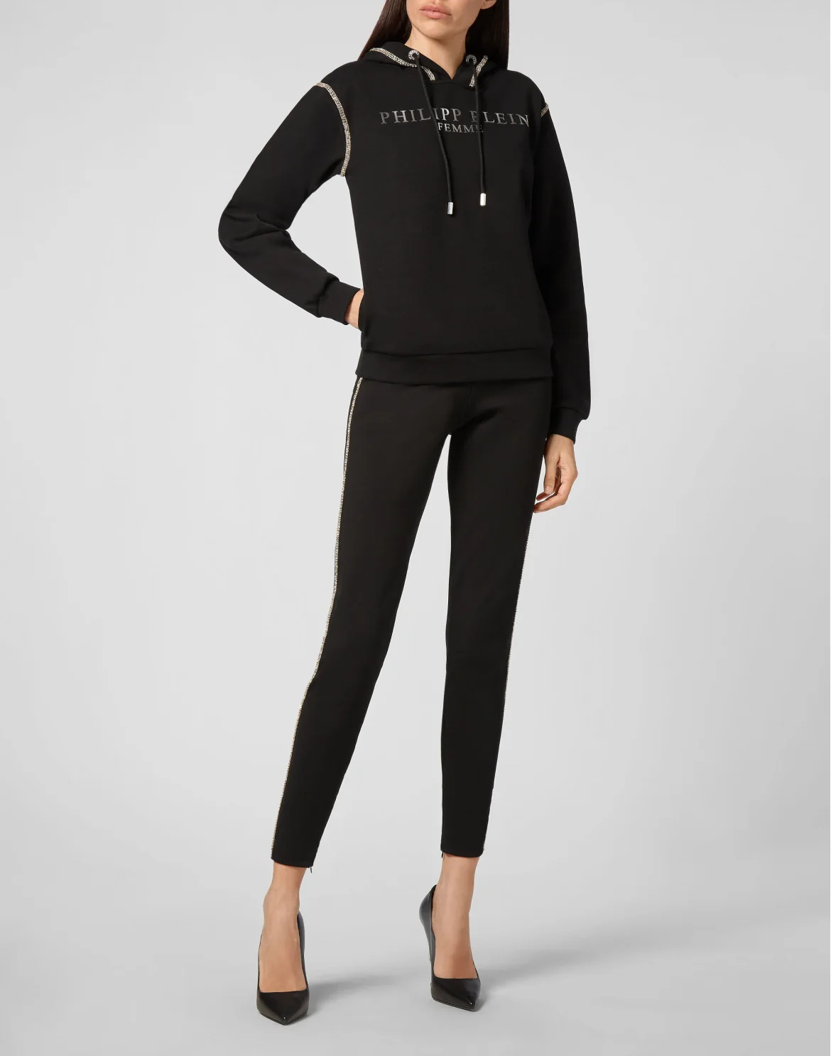 Jogging Leggings Iconic Plein, цвет: Черный
