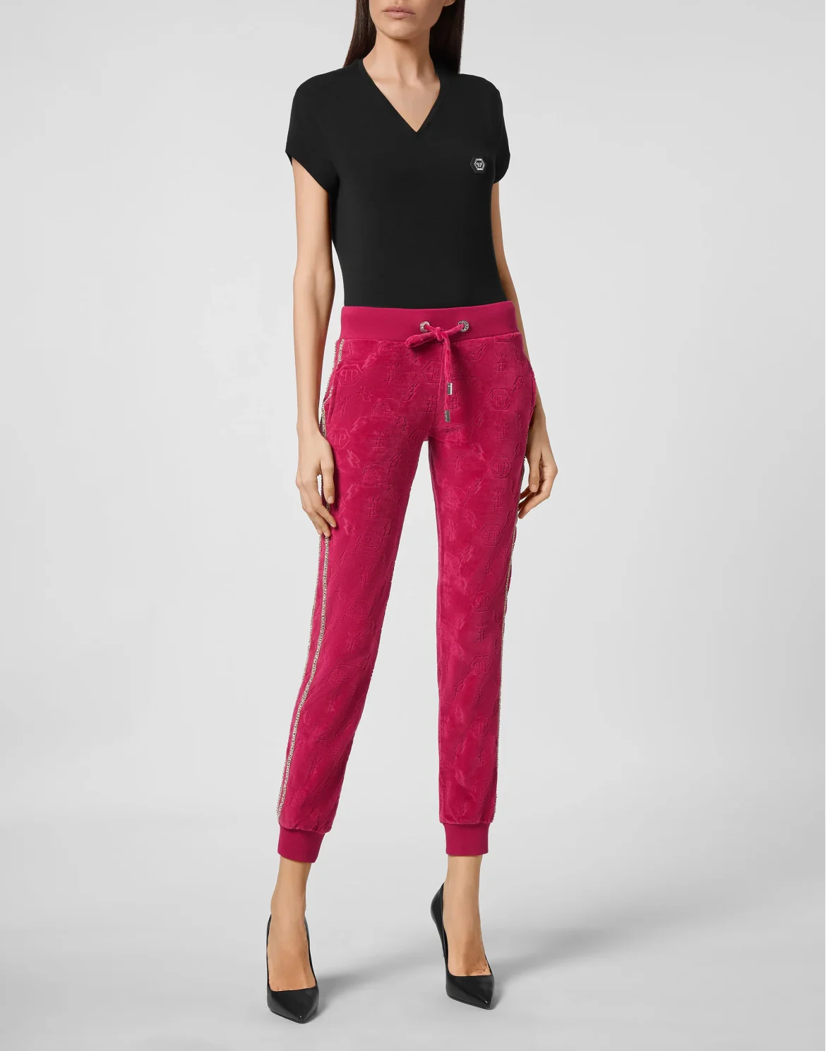 Jogging Trousers Monogram, цвет: Розовый