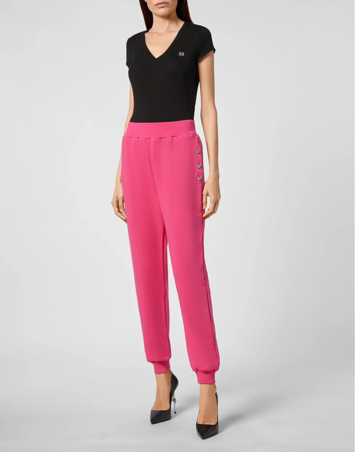 Jogging Trousers Iconic Plein, цвет: Розовый