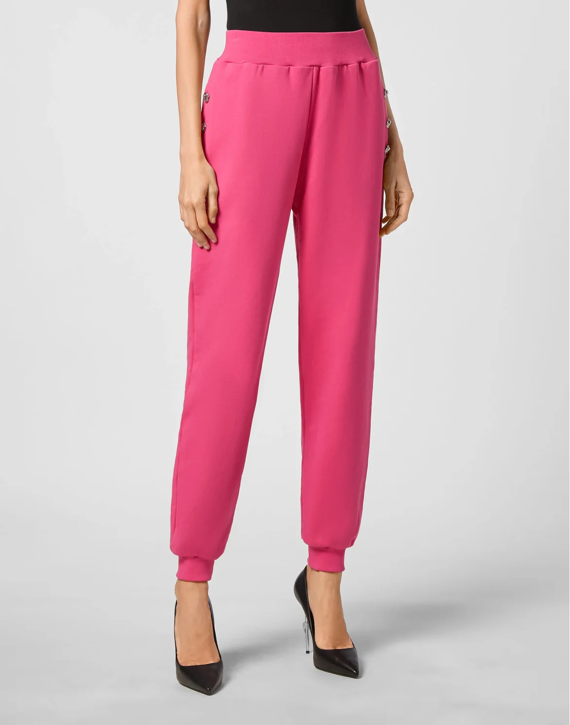 Jogging Trousers Iconic Plein, цвет: Розовый