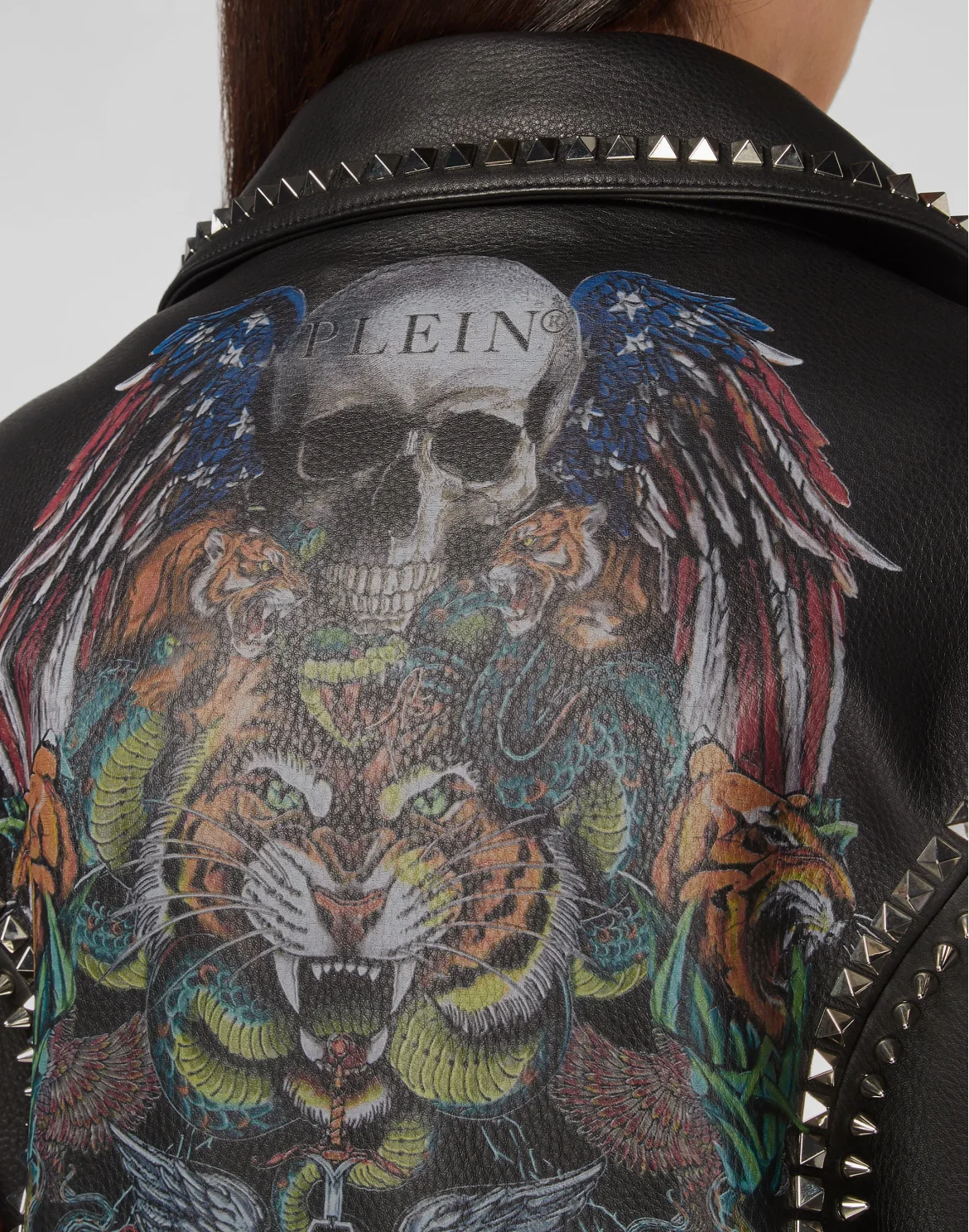 Leather Biker Tattoo, цвет: Черный