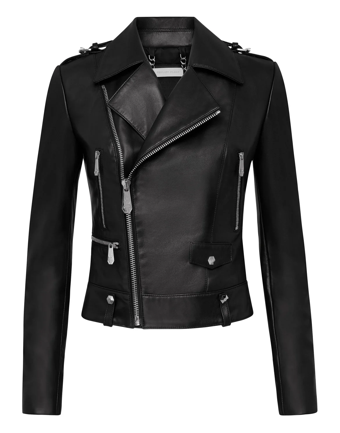 Leather Biker Metal Rings, цвет: Черный