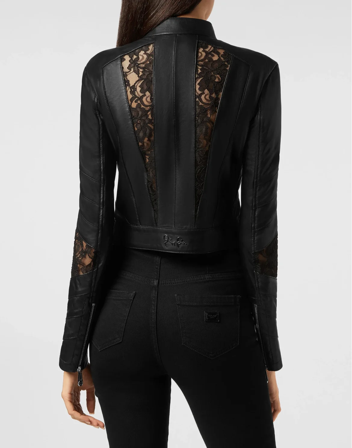 Leather Jacket Lace, цвет: Черный