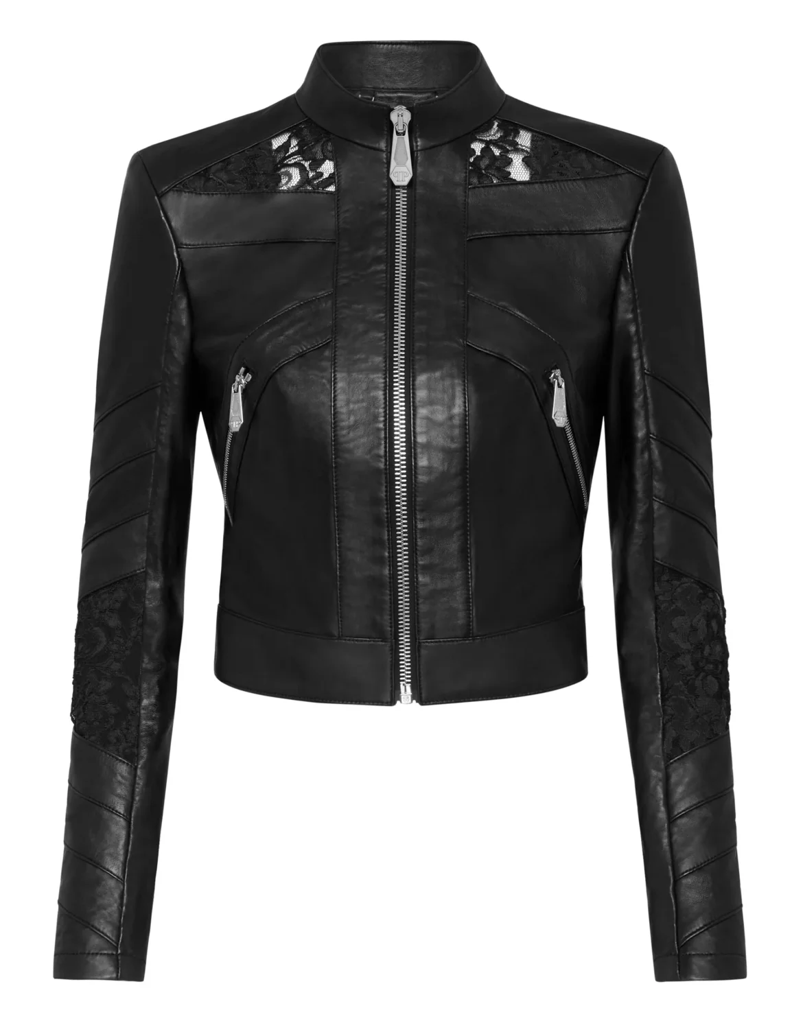 Leather Jacket Lace, цвет: Черный