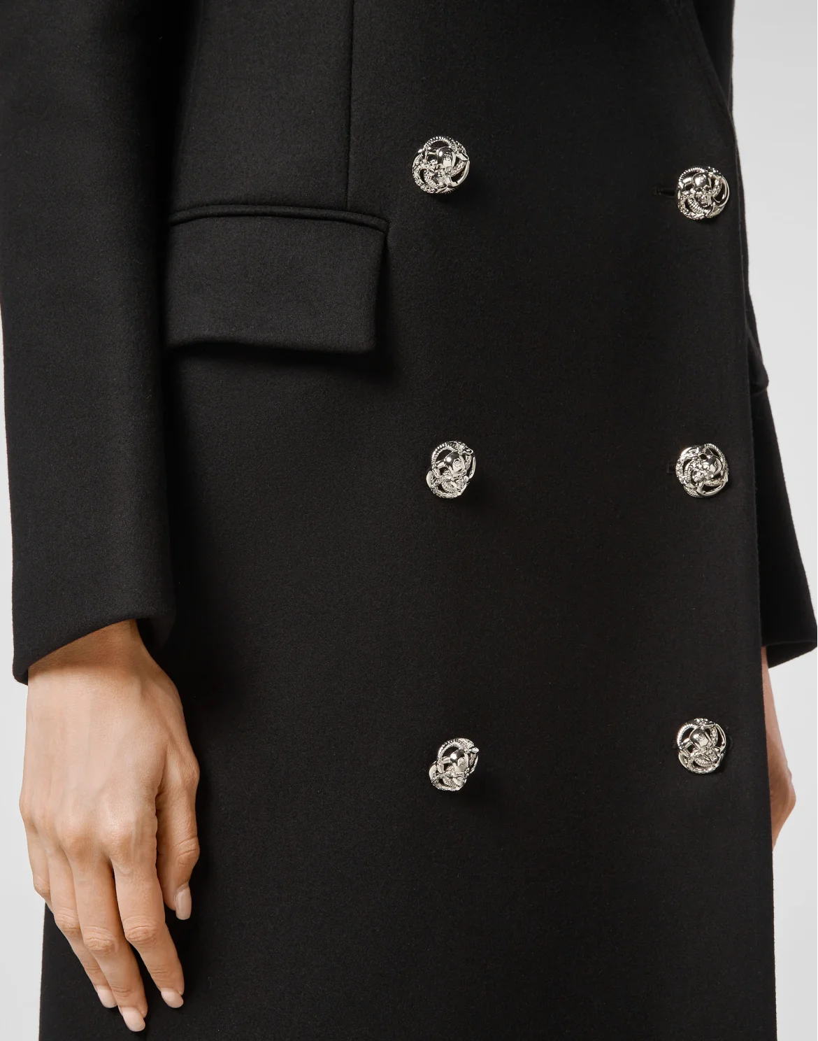 Coat Long Pins, цвет: Черный