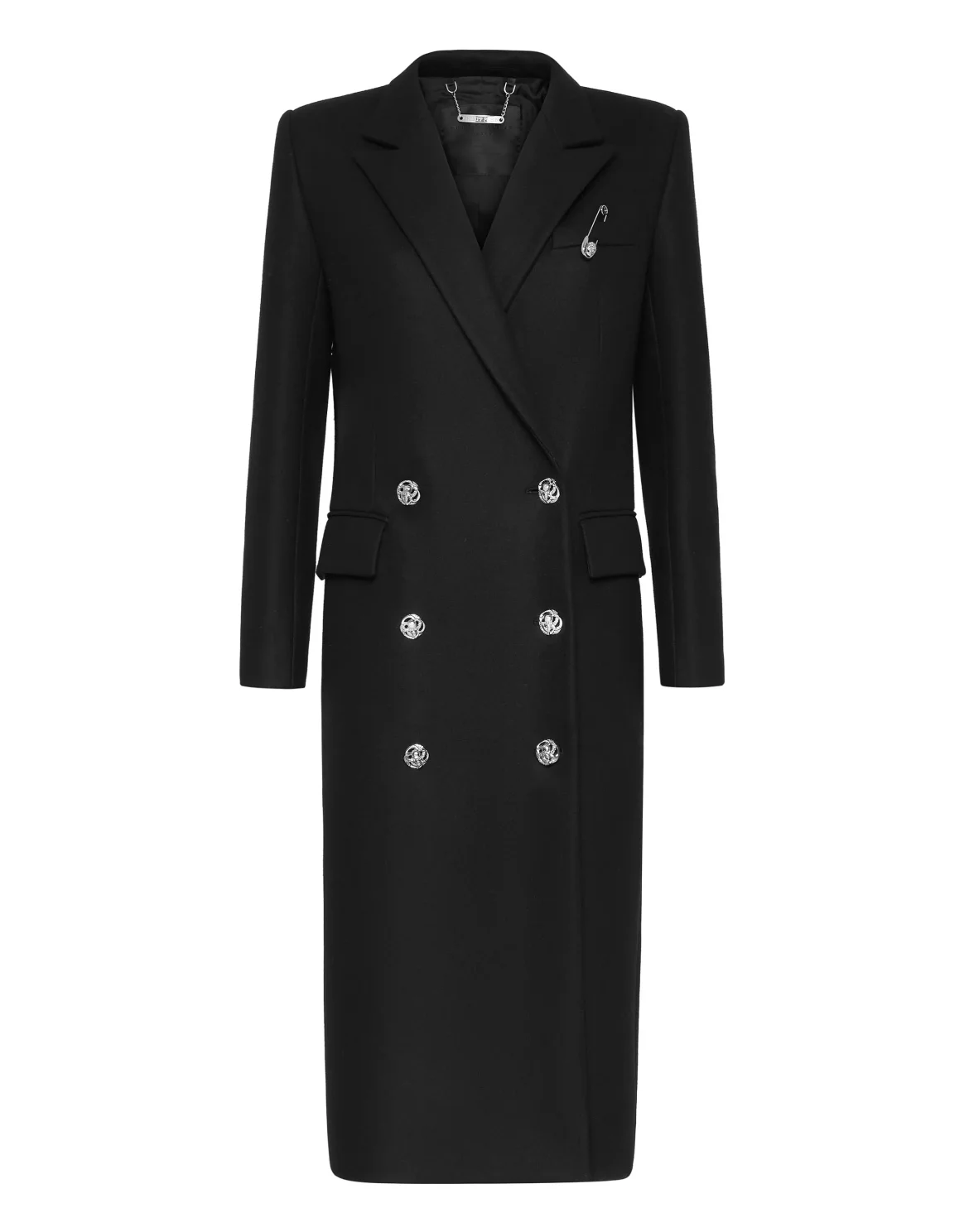 Coat Long Pins, цвет: Черный
