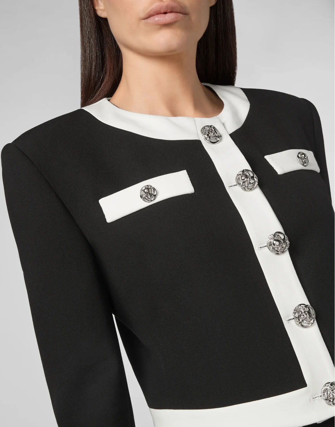Cady Black and White Jacket, цвет: Черный