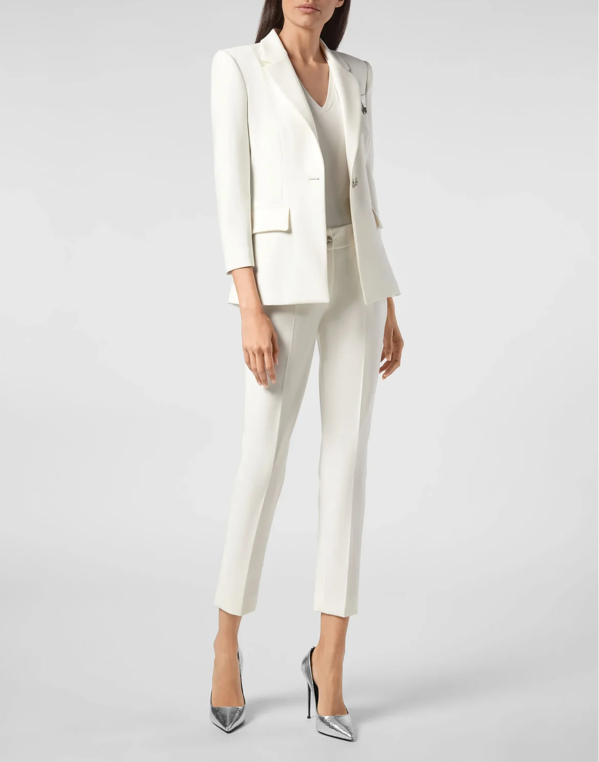 Cady Blazer Pins, цвет: Белый
