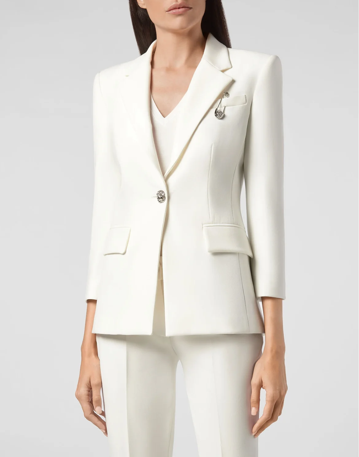 Cady Blazer Pins, цвет: Белый