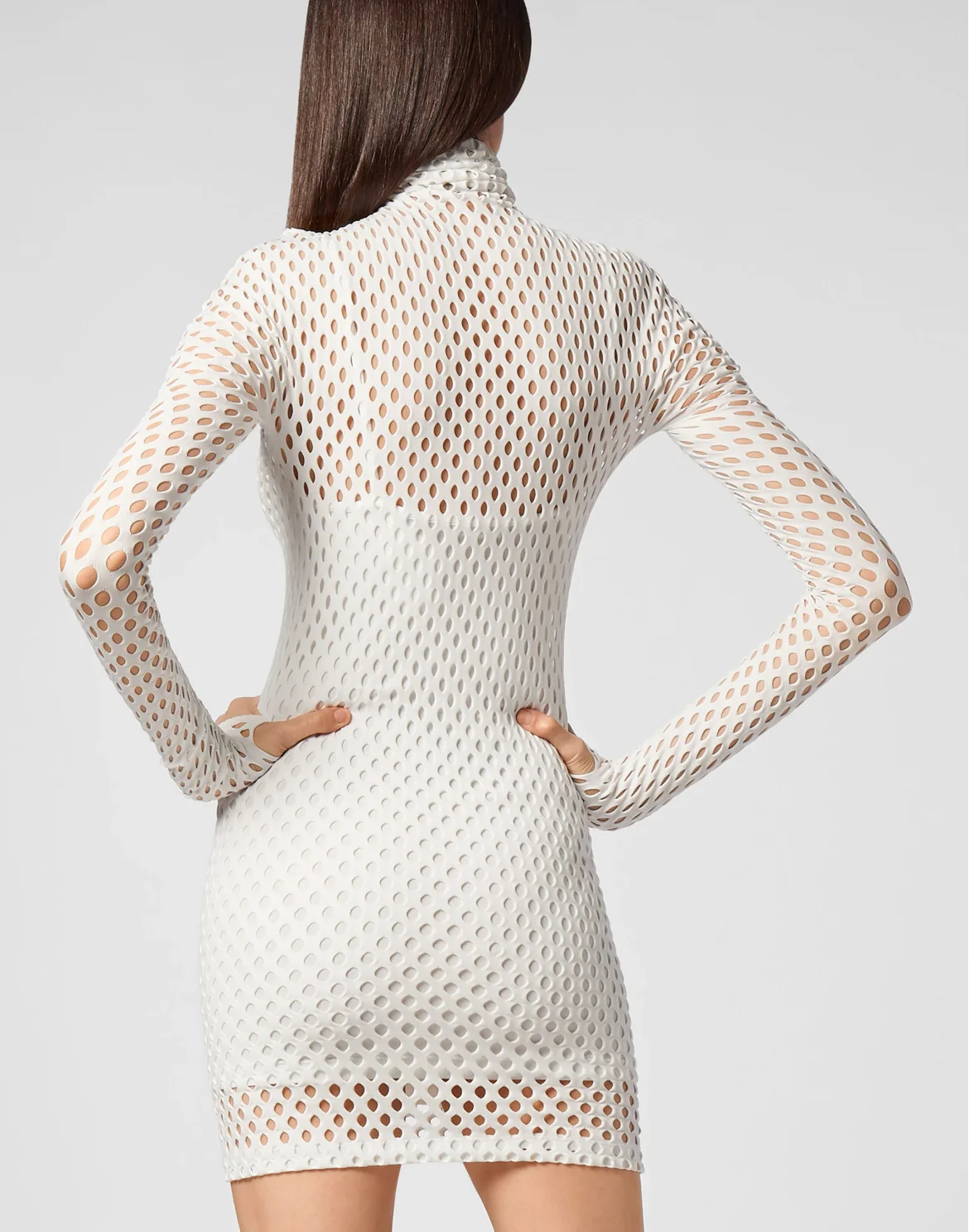 Short Dress Seamless Mesh, цвет: Белый