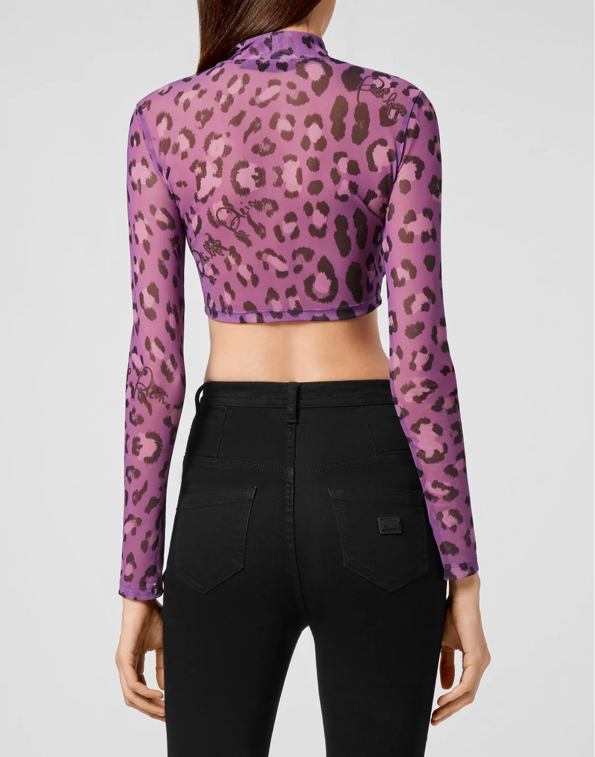 LS Top  Leopard, цвет: Фиолетовый