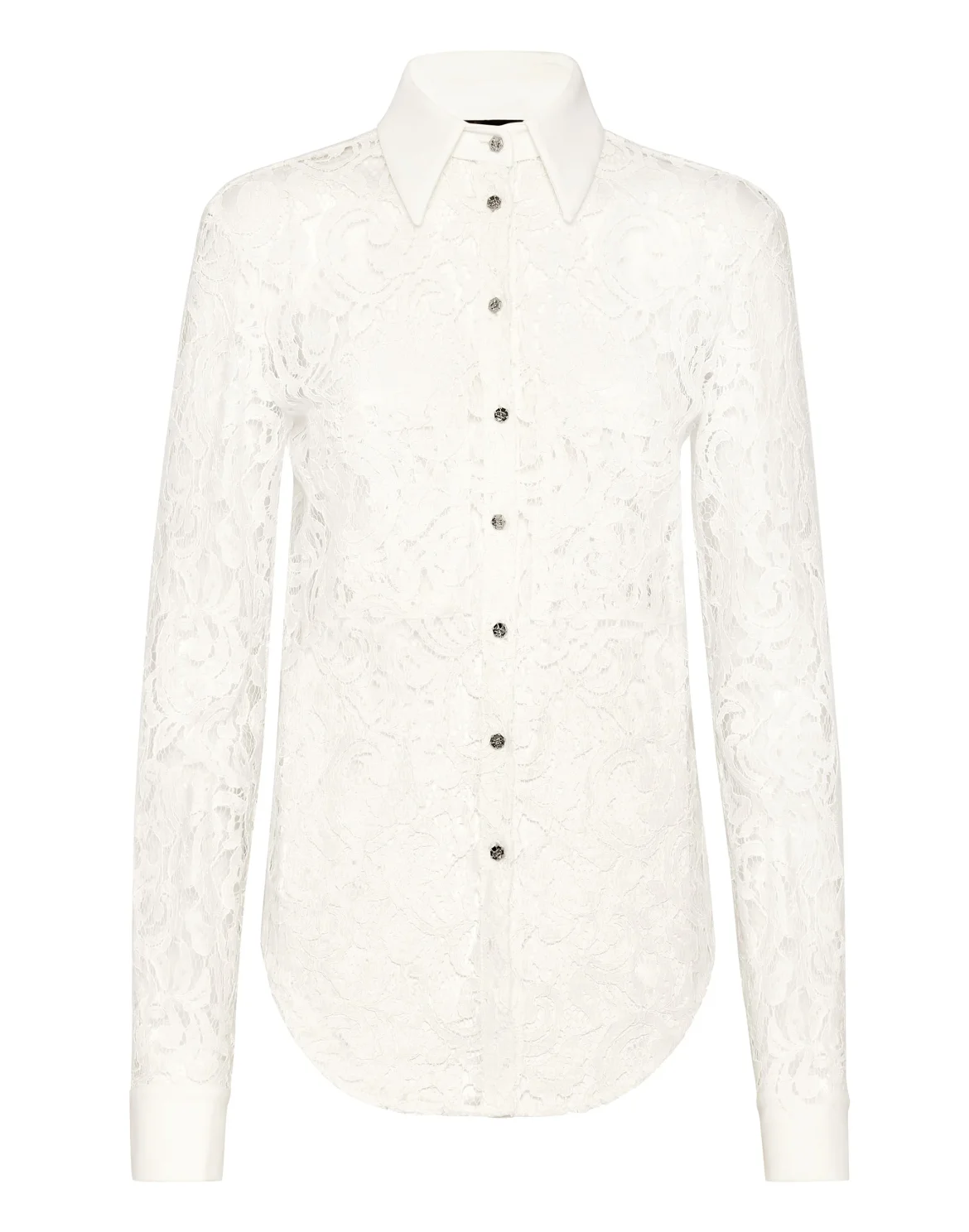 Shirt LS Lace, цвет: Белый
