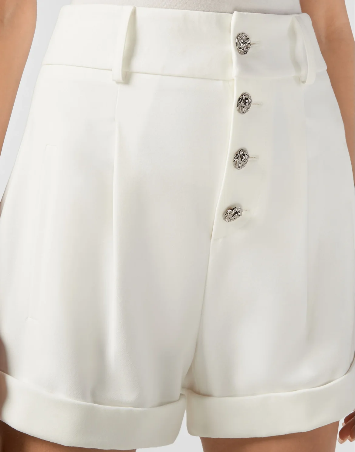 Cady Short Trousers Pins, цвет: Белый