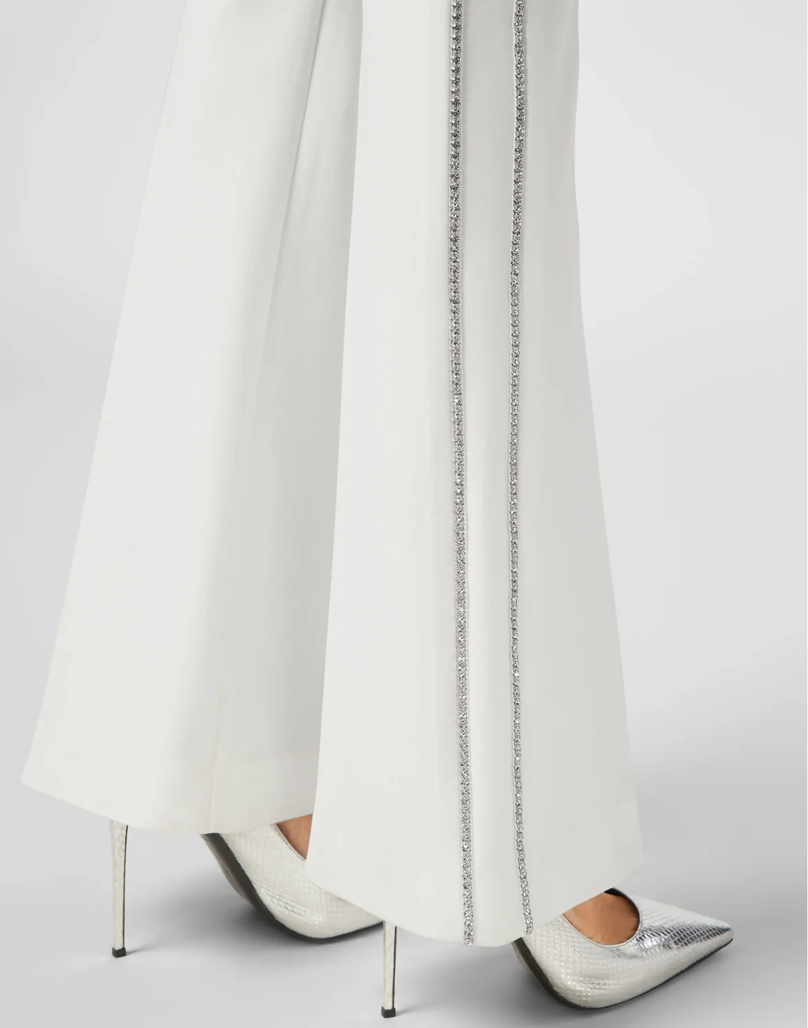 Cady Long Trousers '80 Fit Crystal, цвет: Белый