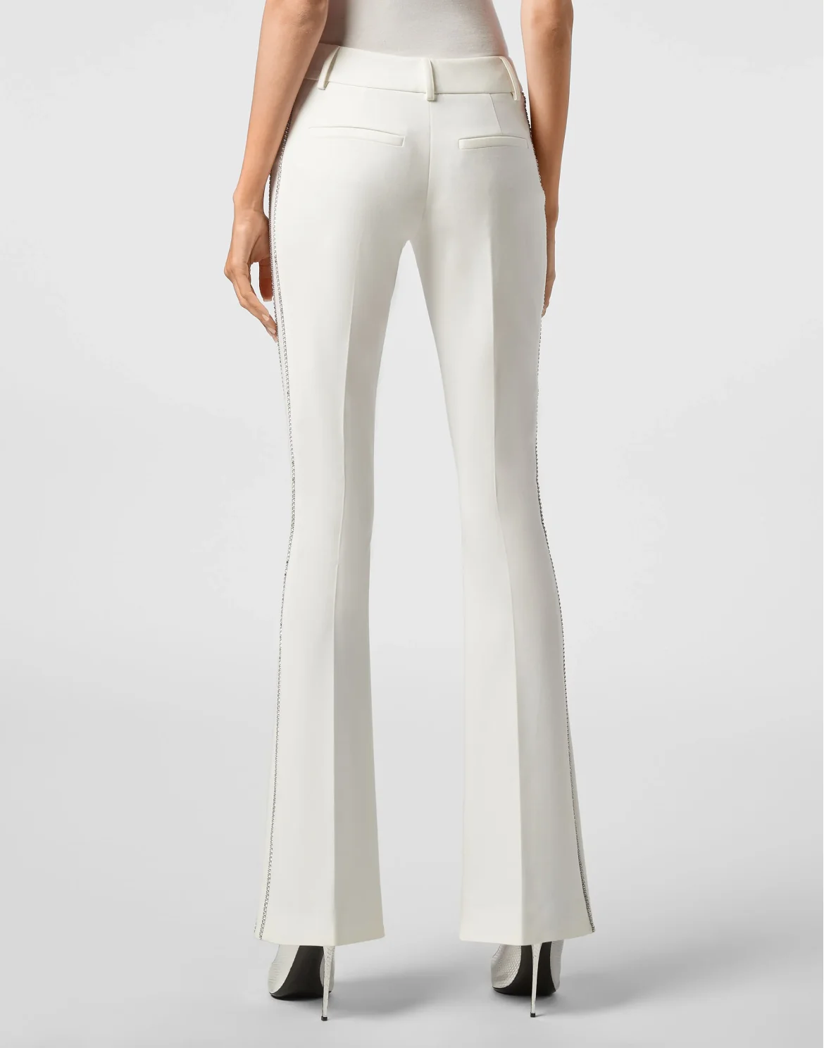 Cady Long Trousers '80 Fit Crystal, цвет: Белый