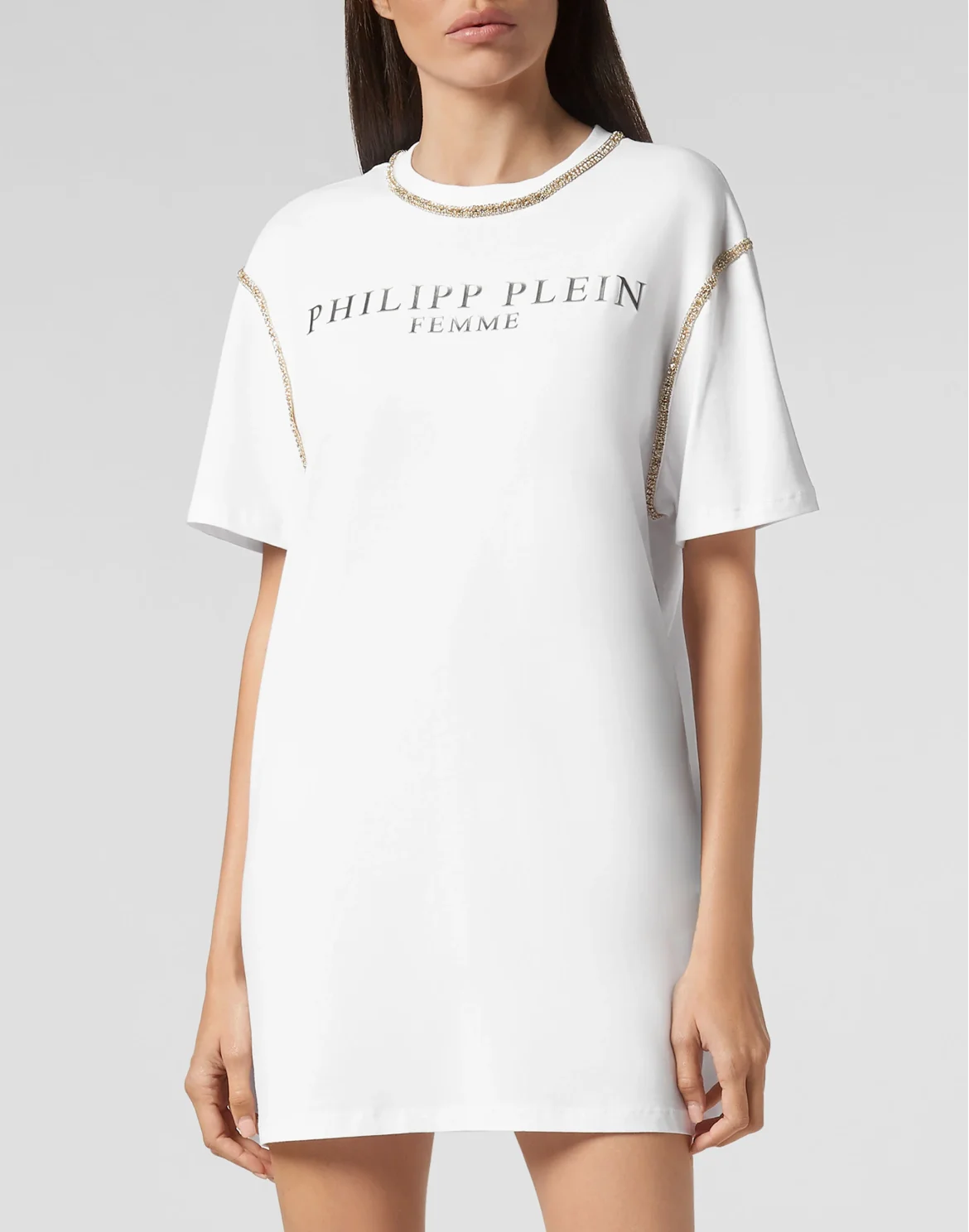 T-shirt Dress Iconic Plein, цвет: Белый
