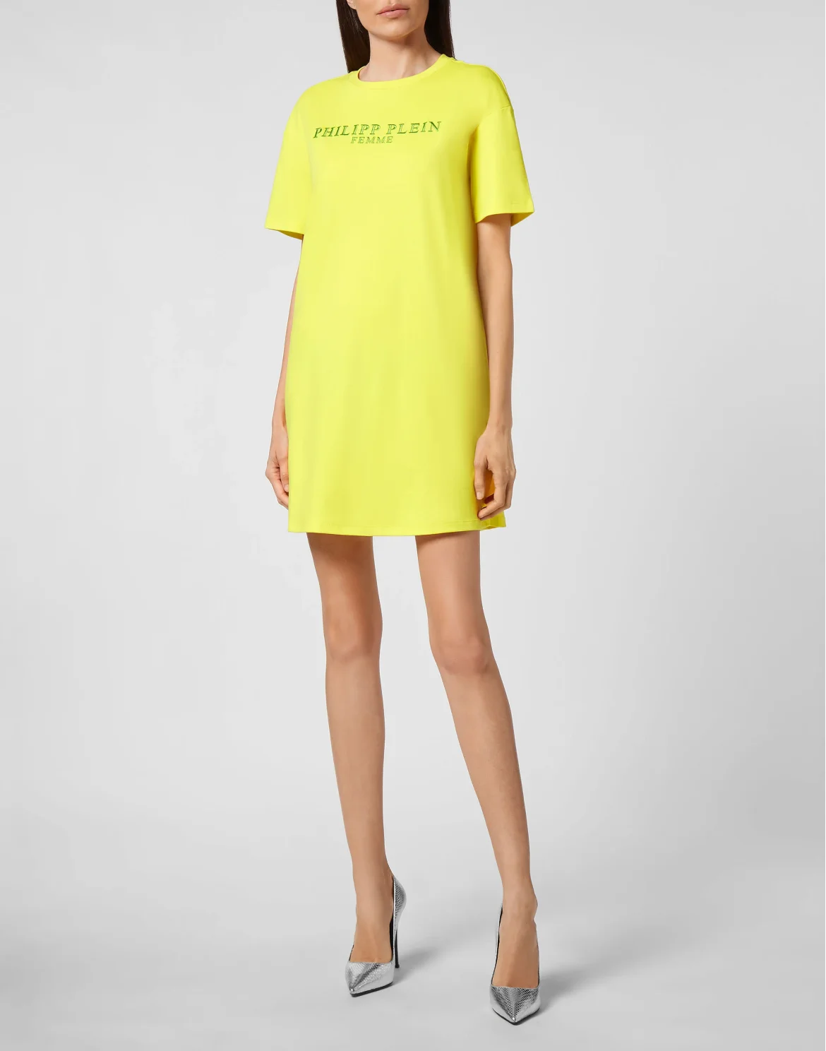 T-shirt Dress Iconic Plein, цвет: Желтый