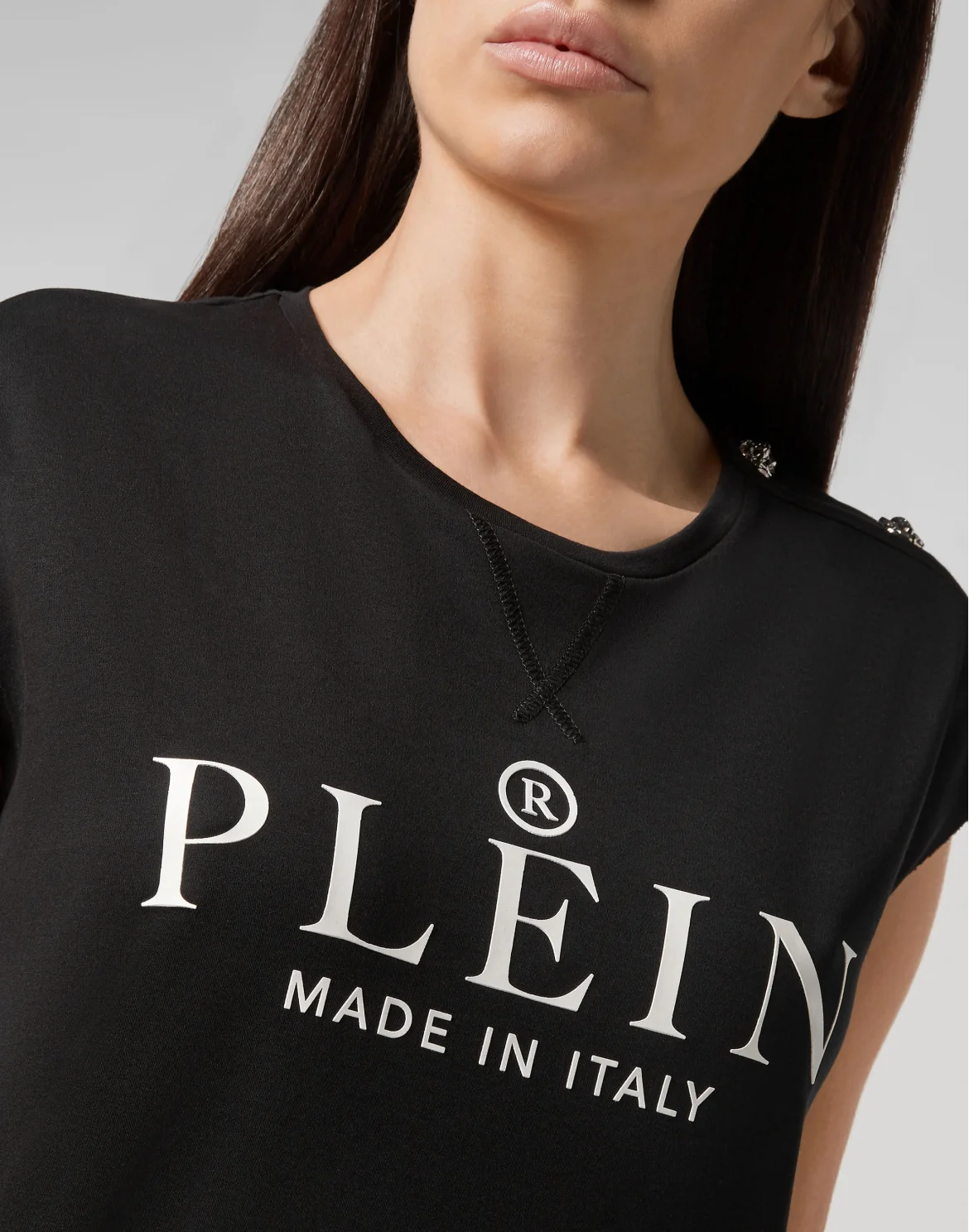 T-shirt Dress Iconic Plein, цвет: Черный