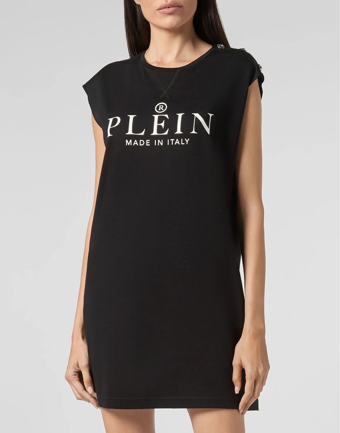 T-shirt Dress Iconic Plein, цвет: Черный