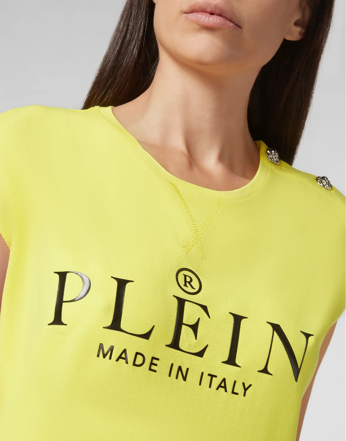 T-shirt Dress Iconic Plein, цвет: Желтый