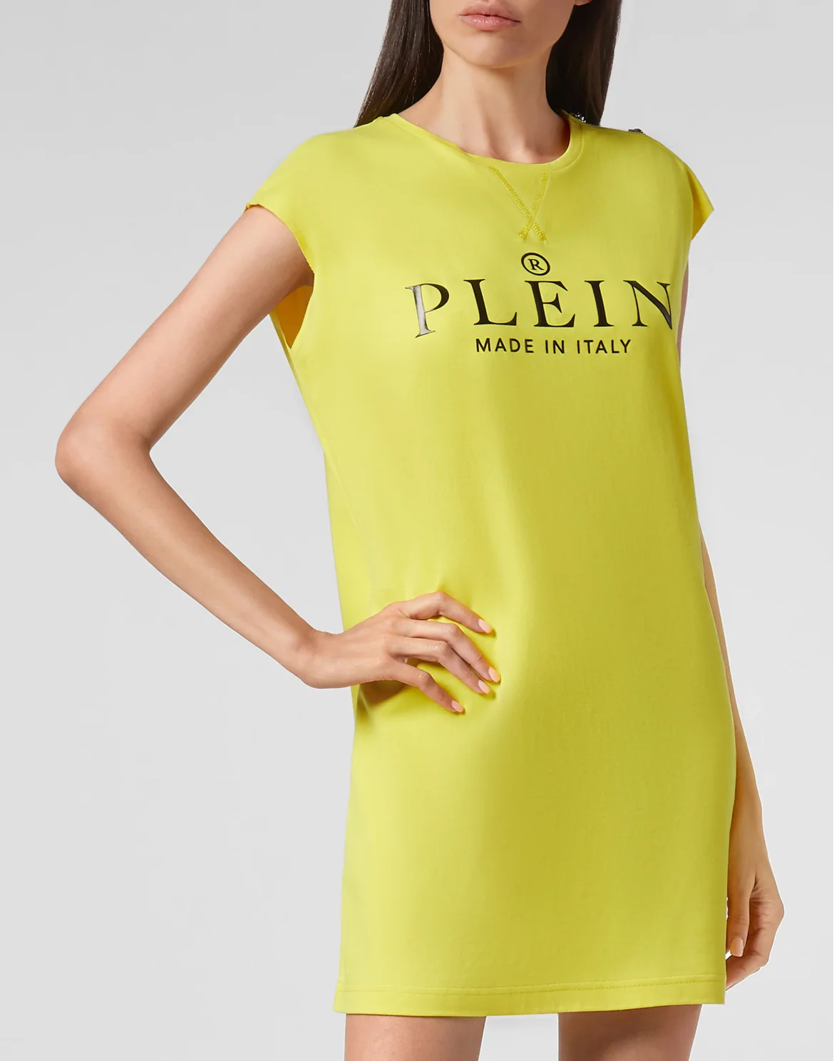 T-shirt Dress Iconic Plein, цвет: Желтый