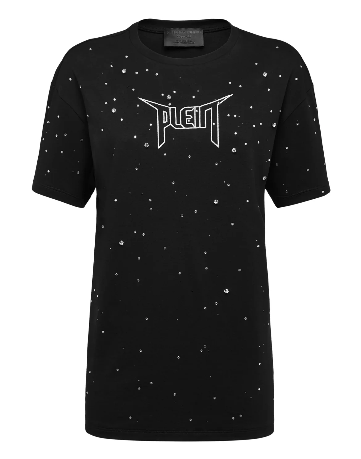 T-shirt Round Neck SS Iconic Plein, цвет: Черный