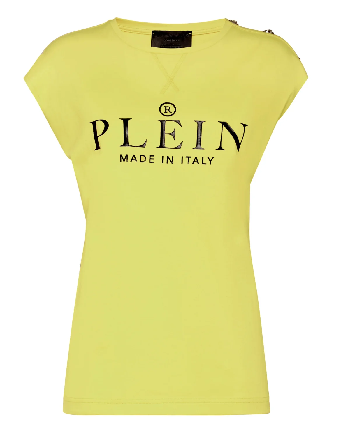 T-shirt Round Neck SS Iconic Plein, цвет: Желтый