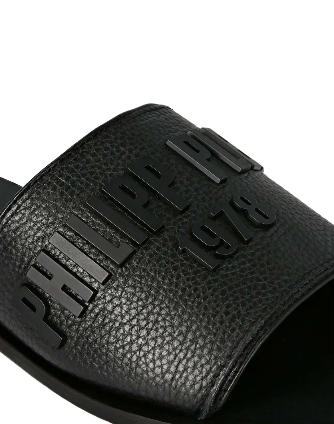 Leather Sandals Flat PP1978, цвет: Черный