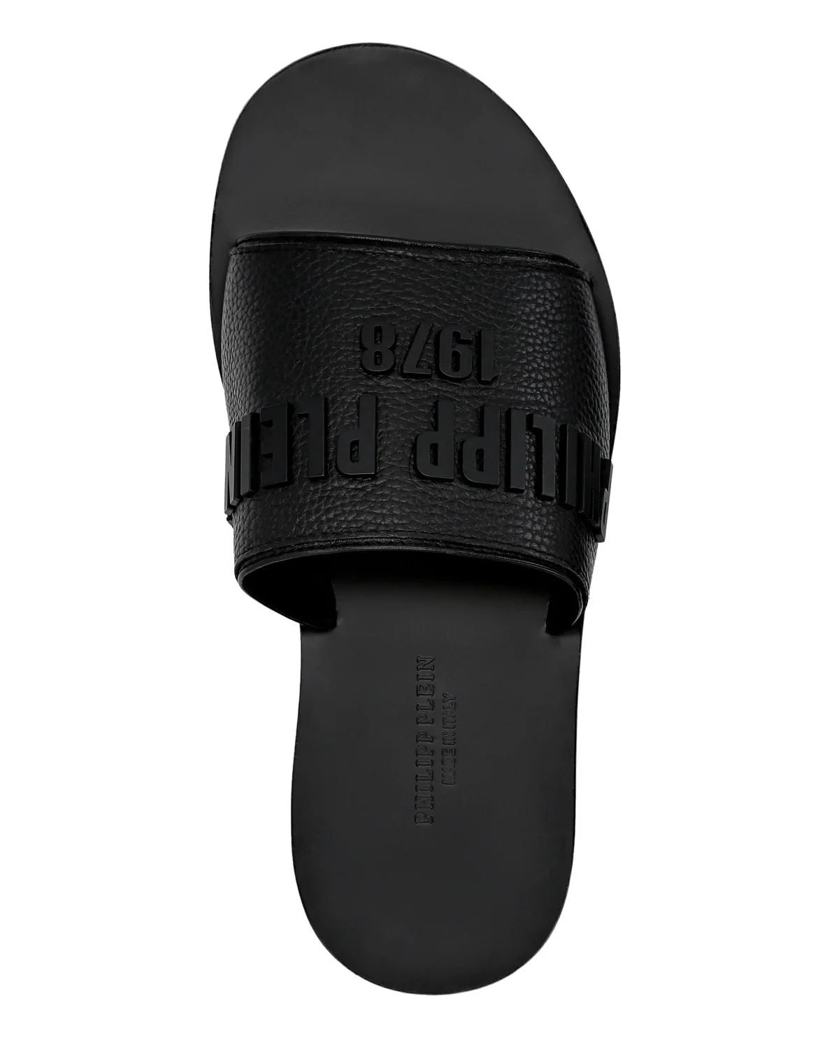 Leather Sandals Flat PP1978, цвет: Черный