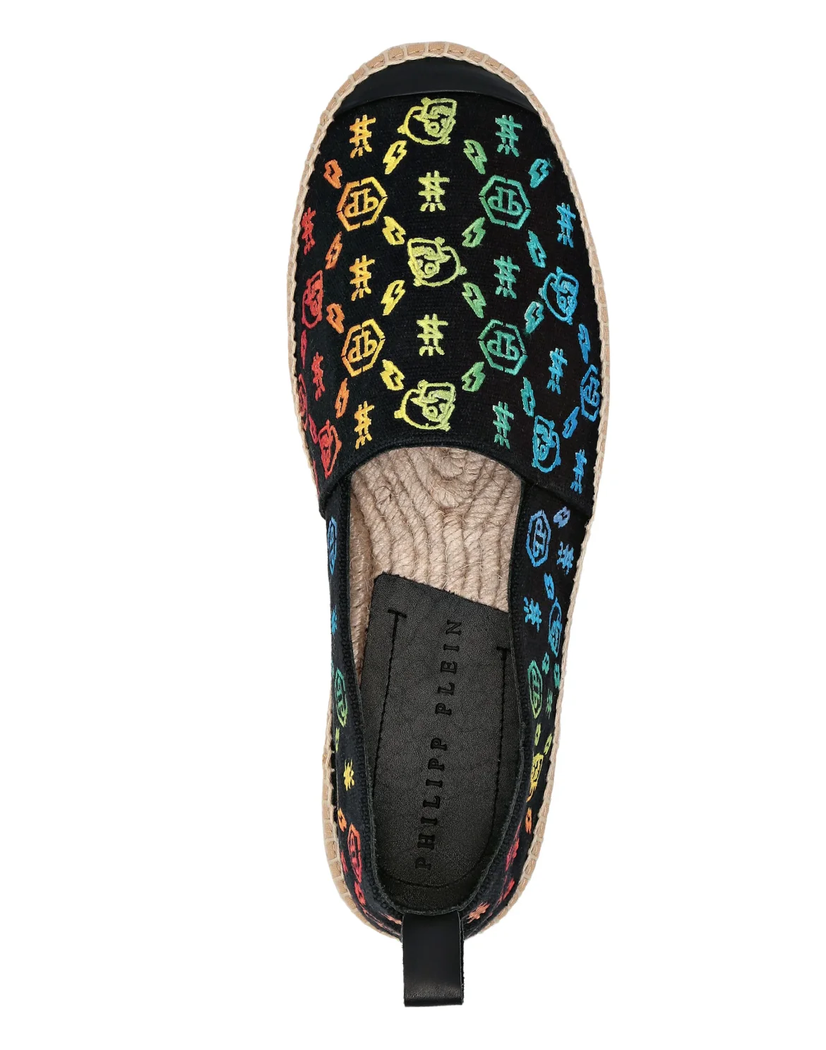 Canvas Espadrillas Embroidery Monogram, цвет: Черный