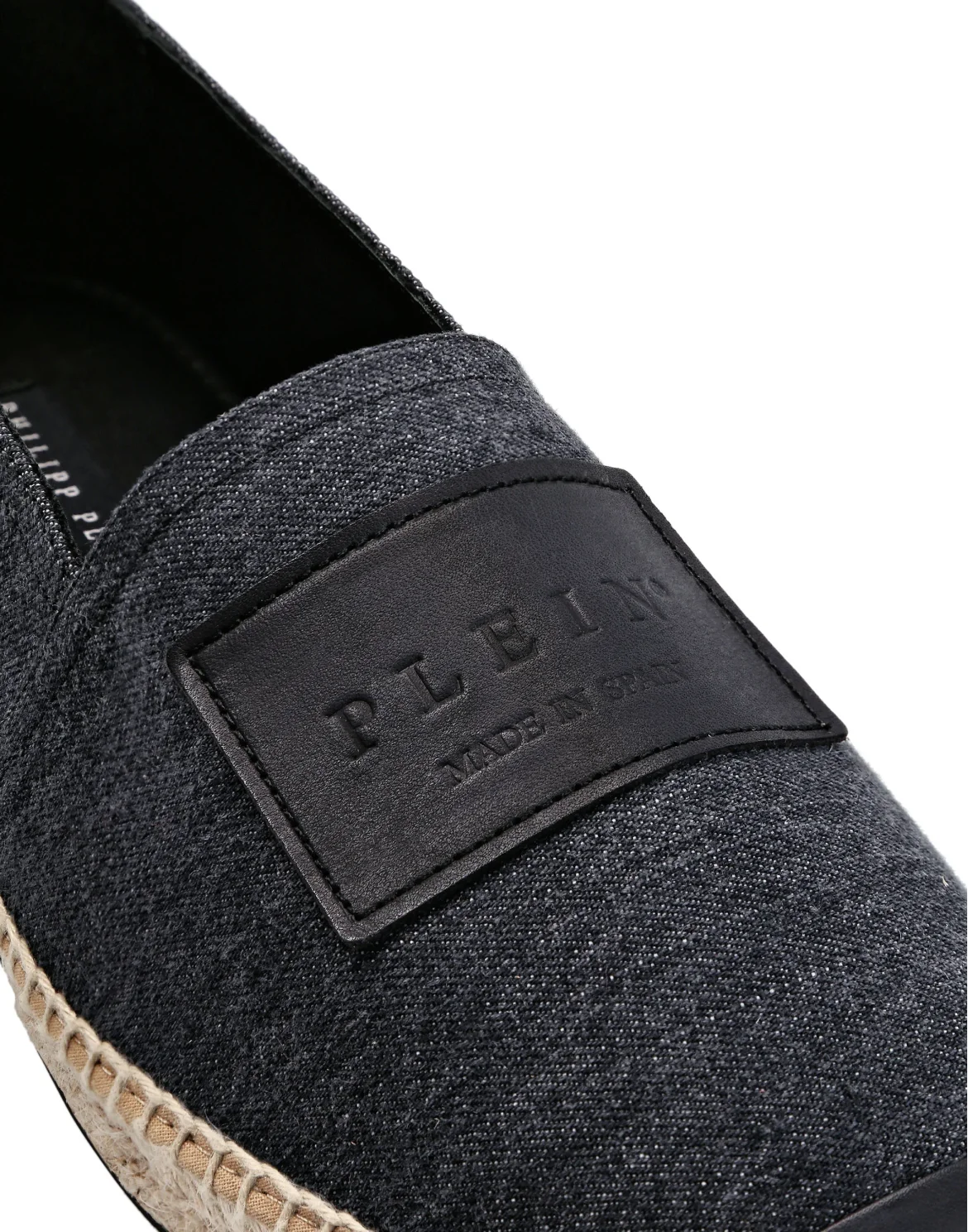 Denim Espadrillas Iconic Plein, цвет: Черный
