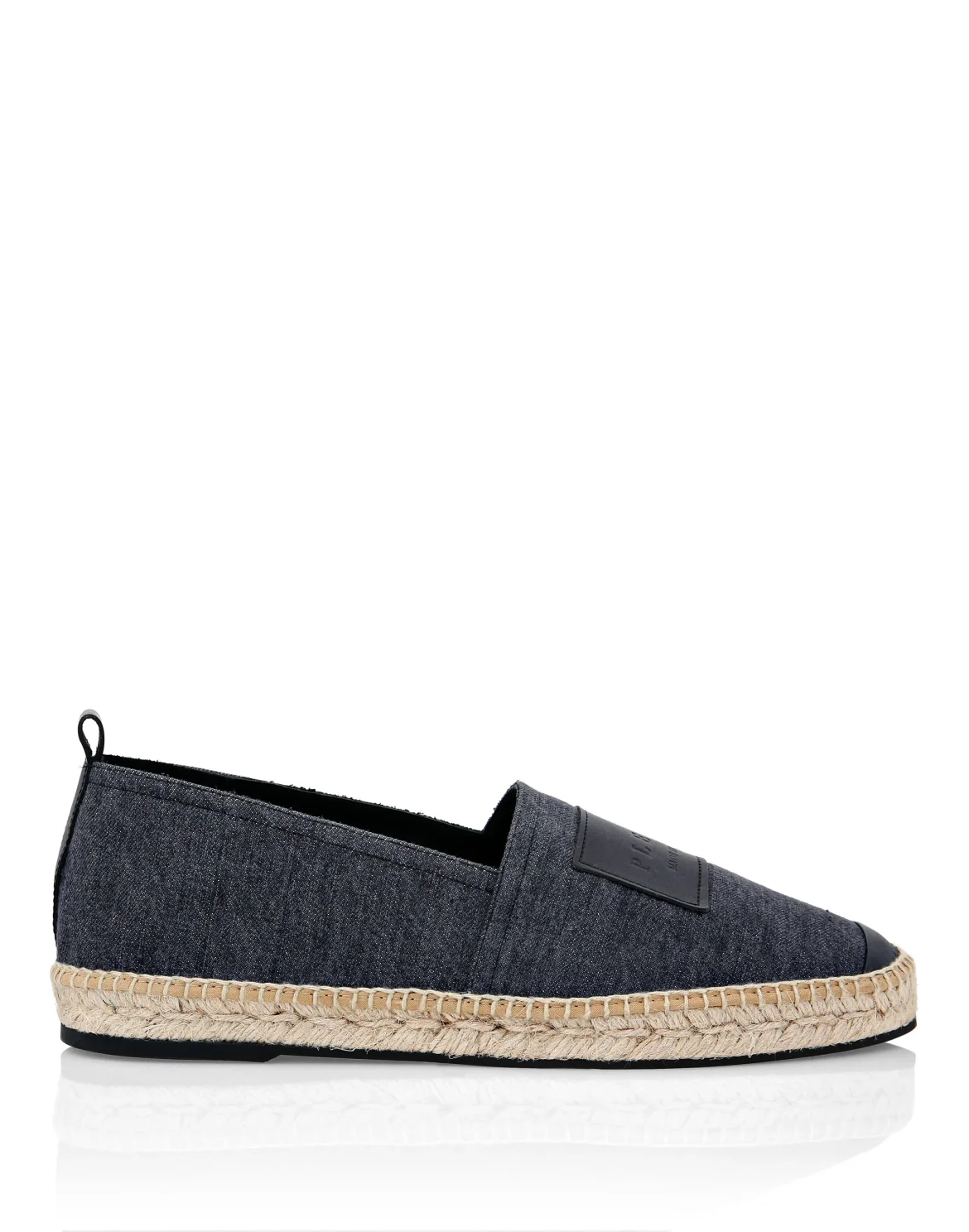 Denim Espadrillas Iconic Plein, цвет: Черный